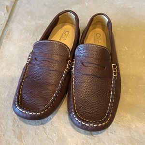 Boys C2 by Calibrate Leather Loafer Dress Shoe